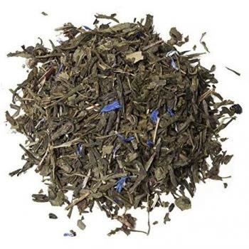 Aromas de Té - Té Verde Sencha Violeta - Con Grosella y Caramelo - Aromas Naturales - Sabor Caramelos de Violeta - Antioxidante - Fresco y Sabroso - Sin Gluten 50 gr.