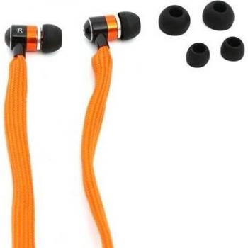 Omega freestyle auriculares cordones naranja