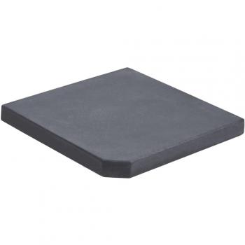 vidaXL Umbrella Weight Plate Black Granite Square 25 kg