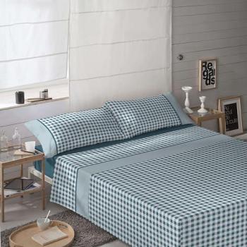 Juego de Sábanas Dreams 4 Piezas para Cama de 180 cm - 50% Algodón y 50% Poliéster, Extra Suave, Estampadas, Incluye Sábana Bajera y Fund