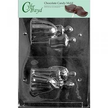 Cybrtrayd W018 Small 3D Bride/Groom Wedding Chocolate Candy Mold by Mifgash, LLC, T/A CybrTrayd