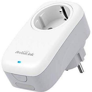 BroadLink Smart Plug - Toma de corriente inteligente con temporizador Wi-Fi y luz nocturna - Funciona con Alexa/Google Home/IFTTT, no requiere Hub - 16A - SP4L-EU