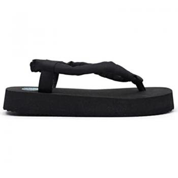 Chanclas Coolway ARTCUSH Negro Mujer - Diseño Tendencia Verano - Envío Rápido