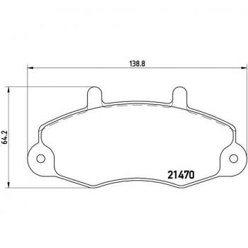 Pastillas de freno BREMBO P 24 032