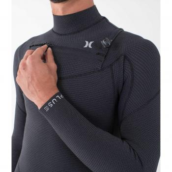 Hurley Traje de Neopreno Plus 3/2 mm con Cremallera en el Pecho y Mangas Largas