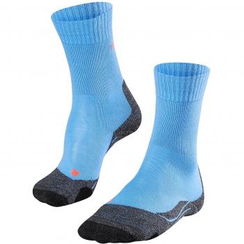 Calcetines FALKE TK2 para Mujer - Azules - Talla EU 37-38 - Confort Alto para Senderismo