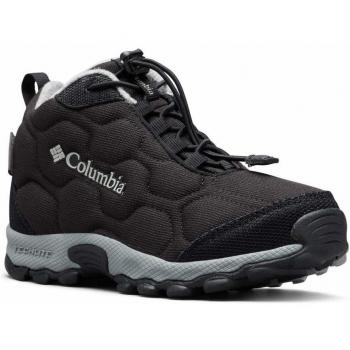 Columbia Firecamp Mid 2, Zapatos Impermeables para Niños, Negro