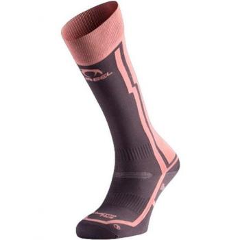 Calcetines de Esquí Lurbel Ski Pro Six en Color Rosa y Gris