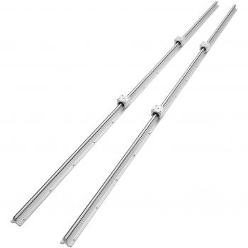 VEVOR SBR20 Linear Guide Rail Set 1800mm with 2 Rails and 4 Slide Blocks