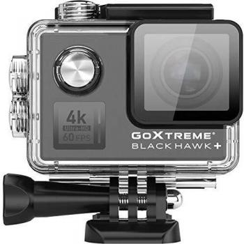 Cámara Deportiva EASYPIX GOXTREME Black Hawk+, Negra, Resist. al Agua 60m