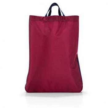 Bolso Mochila Mini Maxi Sacpack Dark Ruby AU3035, Saco Mini Maxi Reisenthel (dark Ruby, Mochila Unisex Adulto, Rojo, 43 Centímetros)