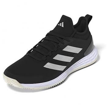 Zapatillas de Tenis Adidas Adizero Ubersonic 4.1 para Mujer - Negro y Plateado, Tierra Batida
