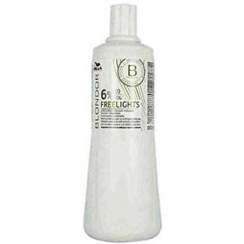 Crema de Decoloración Wella Professionals Blondor Freelights 1000ml con Emulsión y Oxidante 6% (20 vol)