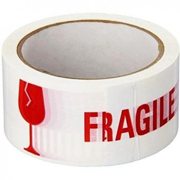 tapecase 150sp-5Â Blanco Impreso CartÃ³nÂ -Â Cinta de sellado con rojoÂ -Â Â -Â Fragile 48Â mm x 55yds