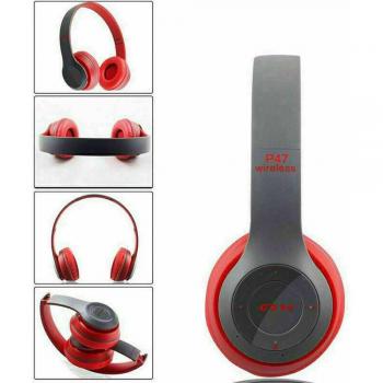 Auriculares Inalámbricos P47 Bluetooth 4 en 1 Estéreo Multifuncionales Portátiles con Dos Altavoces de Alta Gama
