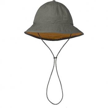 Sombrero BUFF Nmad Bucket con protección UV y cinta, color oliva, tamaño L/XL