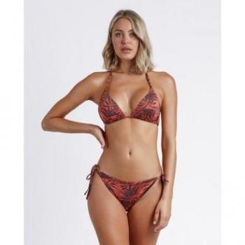 Bikini Triángulo Copa Sunset Palm Burdeos Admas para Mujer