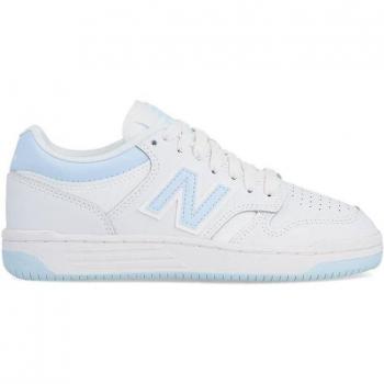 Zapatillas New Balance 480 Infantil Blanco Azul, Zapatillas Casual de Niños 480 New Balance