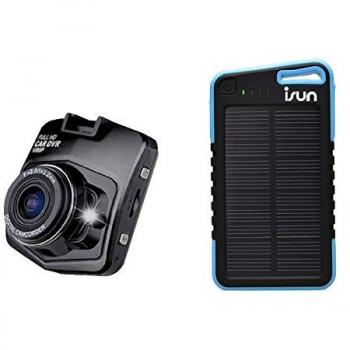 Cámara para Vehículo CDP 900 con vigilancia en Parking por impactos + Power Bank iSun