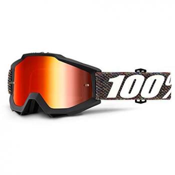 Inconnu 100% Accuri Krick máscara de bicicleta de montaña unisex, Negro