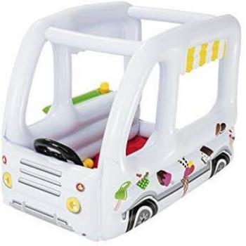 Bestway Saltador y Piscina de Bolas Up In & Over Camión de Helados con Gorila