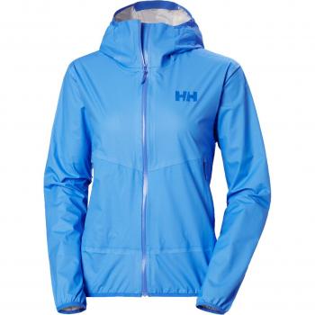 Helly Hansen Women's Verglas 2.5 Layer Fastpack Waterproof Jacket Blue L
