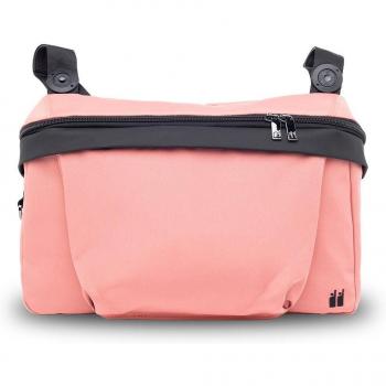 Nikidom - Bolso organizador con compartimentos y bolsillos en color rosa