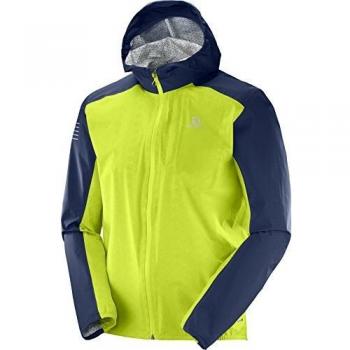 Salomon Bonatti L40095400 Chaqueta, Hombre, Verde Lima