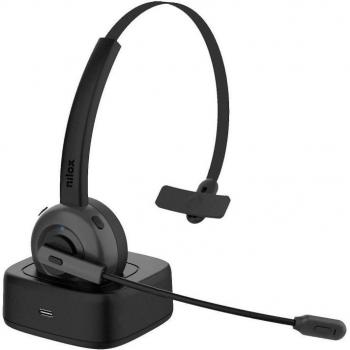 Nilox NXAUB001 Auricular Inalámbrico Bluetooth Monoaural con Micrófono Negro
