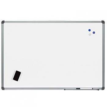 Faibo 480048 - Pizarra lacada magnética, 90 x 120 cm, color blanco