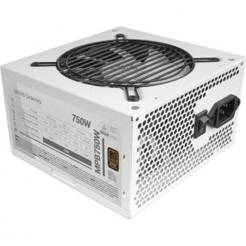 Mars Gaming MPB750 Fuente de Alimentación ATX 750W 80 Plus Bronze Blanca, 6 Años de Garantía, PFC Activo, Diseño Ultrasilencioso