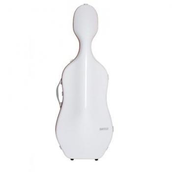 Estuche cello Bam SUP1005XLW Slim 2.9 Ice Suprême Hightech 4/4 Blanco/Naranja