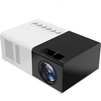 Mini proyector portátil J9, 2 colores, 1080P, AV, USB, SD y tarjeta TF para teléfono