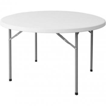 Mesa Plegable Blanco HDPE 120 x 120 x 74 cm