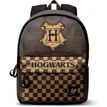 Karactermania Harry Potter Squares Mochila HS FAN 2.0, Marrón (Brown