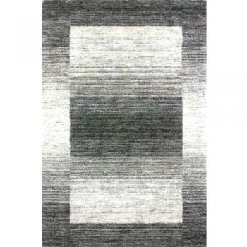 Alfombra Moderna Azari Meandro Plata gespo nnene lana Varios Tamaños, plateado, 120 cm_x_170 cm