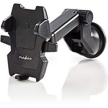 NEDIS Teléfono Inteligente Montaje para el Coche Soporte de Coche para Smartphone | Universal Negro