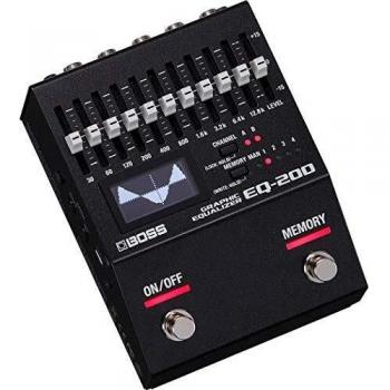 BOSS Eq-200 Programmable Graphic Equalizer, Dual 10-Band Eqs with Adjustable Range And Flexible Signal Flow And Pre/Post Fx Insert