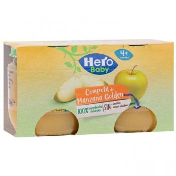 Hero Baby Compota de Manzana Golden Pack Duplo 2x120g