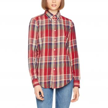 Polo Ralph Lauren Georgia-Long Sleeve-Shirt, Camiseta de Manga Larga para Mujer, Mehrfarbig