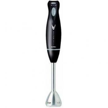 Solac BA5626 Mixter 600 Plus - Batidora, 600 W, 4 accesorios, campana antisalpicaduras, velocidad variable