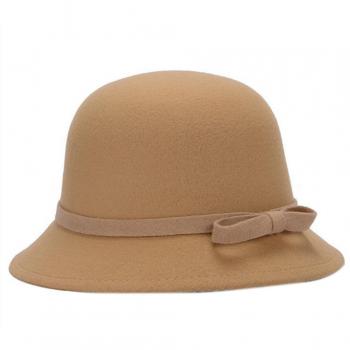Leisial™ Sombrero del Elegante con Arco Algodón Más Caliente Casual Gorro Retro Invierno Otoño para Mujer