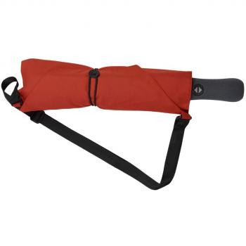 VOGUE. Paraguas Plegable Grande XXL, de Gran Cobertura. Paraguas antiviento, automático y Acabado Teflón. Se Guarda en una práctica Funda Estilo Bandolera para llevarlo colgado.