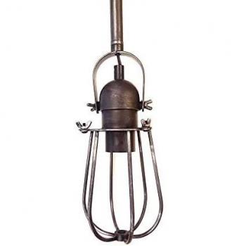 Lámpara Colgante Vintage E27 60W Metálica Negra - Ø10x22cm