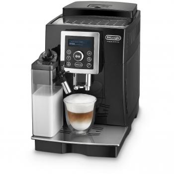 DeLonghi One Touch Cafetera automática independiente con portafiltro, 1450 W, 1.8 L, 15 bares, plástico, negro