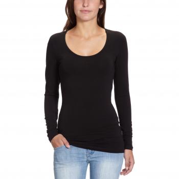 Only - Blusa de manga larga para mujer, talla 44, color Negro