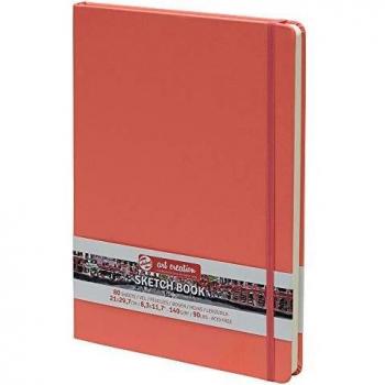 Cuaderno de dibujo y bocetos Art Creation Royal Talens 21x30 cm 80 hojas 140 g color coral