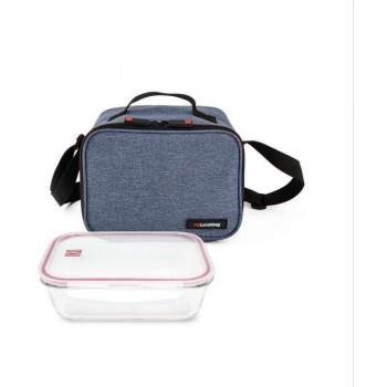Goglass Lunchbag con Fiambrera Cristal 840ml