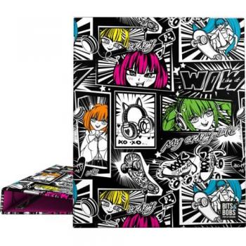Carpeta de anillas A4 forrada 4D25 B&B24 YUKU