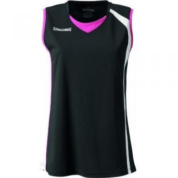 Spalding 4her - Camiseta de baloncesto para mujer, color azul negro Noir/Blanc/Rose Talla:XXXL